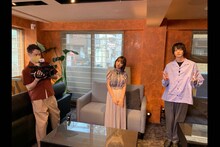 左からウエンツ瑛士、与田祐希（乃木坂46）、犬飼貴丈。(c)日本テレビ