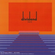 「NOT WONK presents『dividend Tokyo』」告知ビジュアル