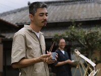 FNCY「みんなの夏」MVのワンシーン。