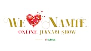 「WE ▼ NAMIE ONLINE HANABI SHOW supported by セブン-イレブン」ロゴ