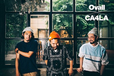 「Ovall×CA4LA」ビジュアル