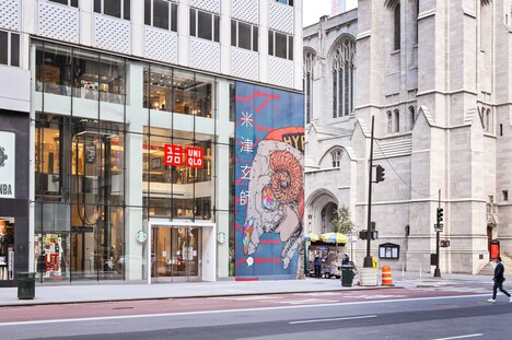 ニューヨーク5番街にあるユニクロショップ。