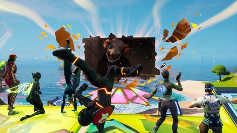 「米津玄師 2020 Event / STRAY SHEEP in FORTNITE」の様子。