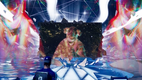 「米津玄師 2020 Event / STRAY SHEEP in FORTNITE」の様子。