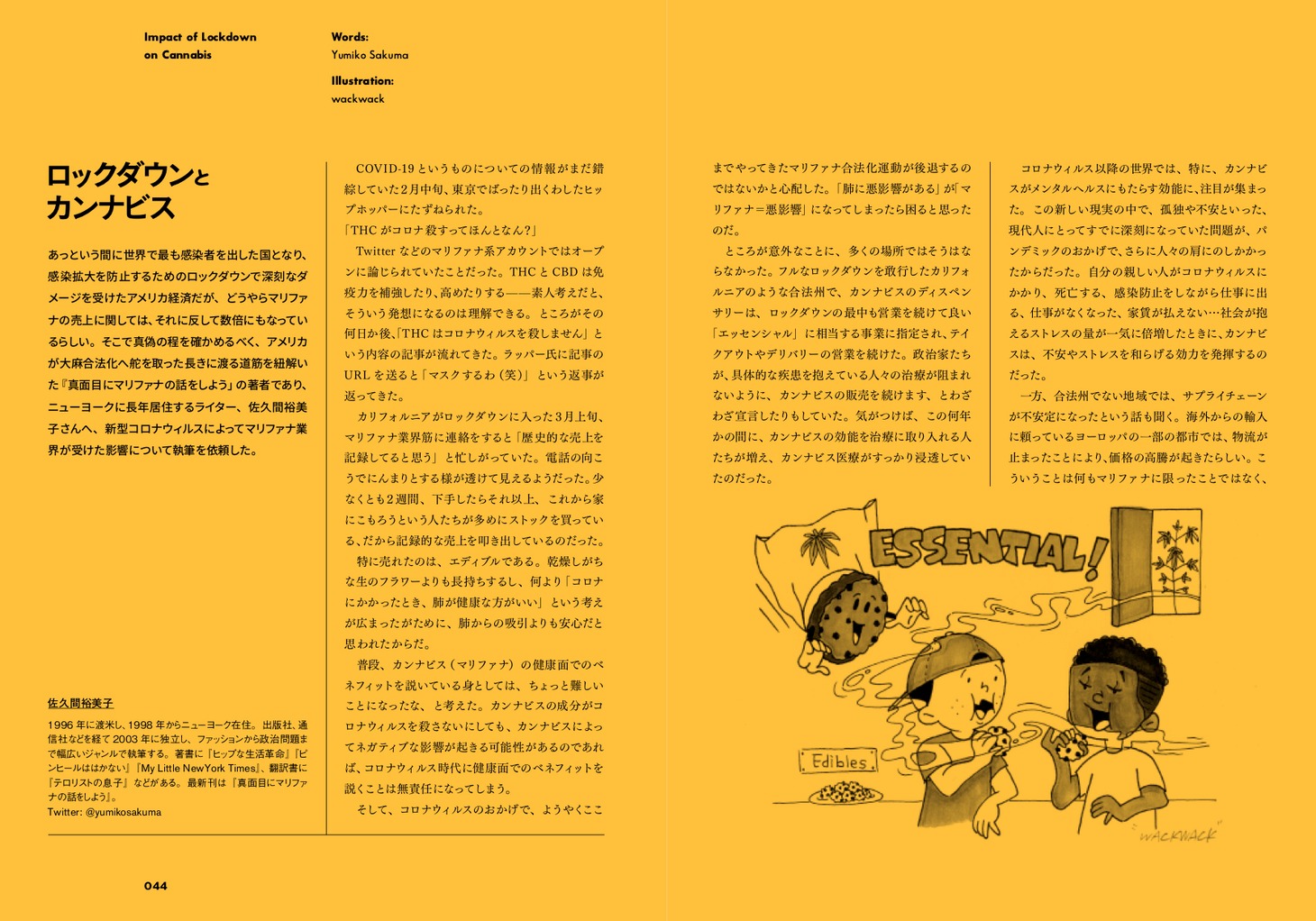 「DAWN N°1.5 Survival Issue」の誌面サンプル。