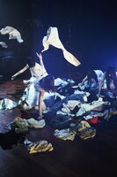 「karma（Miii-Remix）」のパフォーマンスの様子。（撮影：稲垣謙一）