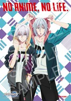 「NO ANiME, NO LiFE.×アイドリッシュセブン」ポスターのサンプル画像。