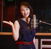 レコーディング時の高橋由美子。