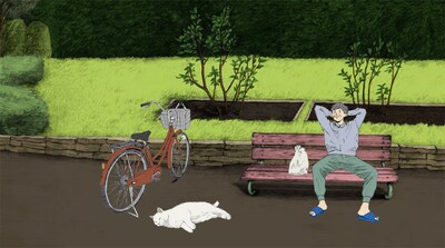 前野健太「ヒマだから」ミュージックビデオより。