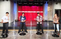 「週刊EXILE」2020年8月17日深夜放送回のナビゲーターを務めるJr.EXILEメンバー。左から中島颯太、白濱亜嵐、陣、砂田将宏。