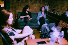 yonige「安全な公演」のオフショット。（撮影：小杉歩）