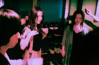 yonige「安全な公演」のオフショット。（撮影：小杉歩）