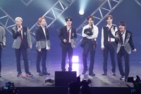 JO1「JO1 2ndシングル『STARGAZER』ショーケースイベント」の様子。 (c)LAPONE ENTERTAINMENT