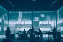 サカナクション「SAKANAQUARIUM 光」の様子。（撮影：横山マサト）