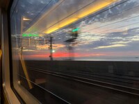 伊藤壮吾が撮影した、車窓からの風景。