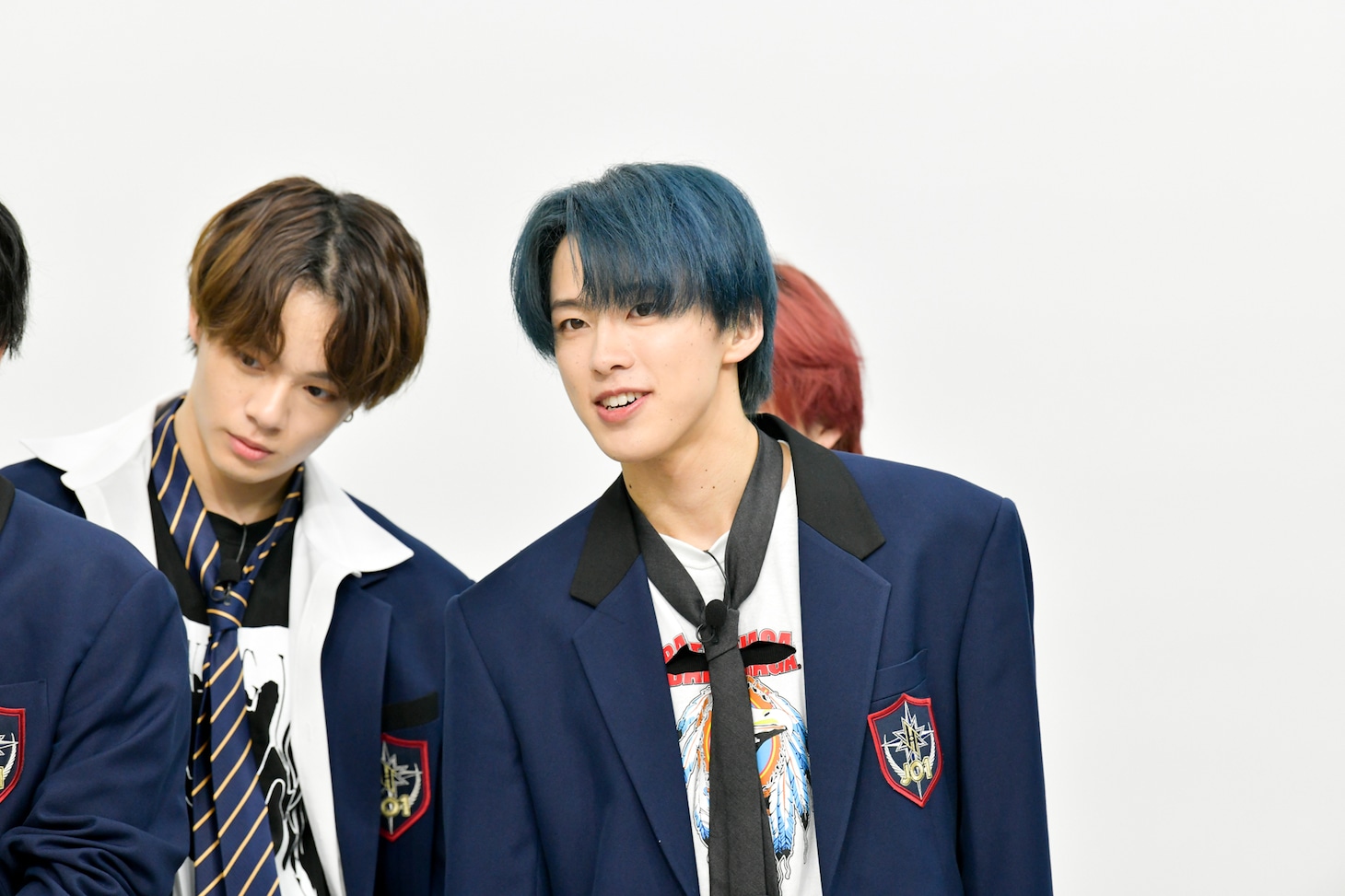 鶴房汐恩と河野純喜。 (c)AbemaTV,Inc.