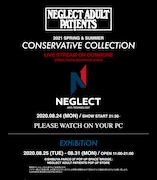 NEGLECT ADULT PATiENTS 2021 SPRiNG & SUMMER「CONSERVATiVE COLLECTiON」告知ビジュアル