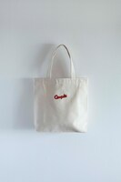 Couple ロゴ刺繍キャンバストートバッグ