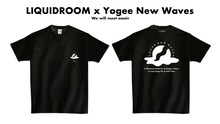 「LIQUIDROOM x Yogee New Waves Hello Ethiopia T-shirts」ブラックデザイン