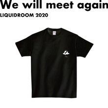 「LIQUIDROOM x Yogee New Waves Hello Ethiopia T-shirts」ブラックフロントデザイン