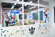 「SCHOOL OF WACK」会場の様子。