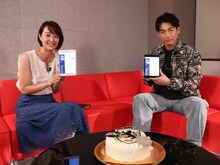 左から中村仁美、DEAN FUJIOKA。