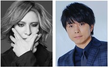 左からYOSHIKI（X JAPAN）、井ノ原快彦（V6）。