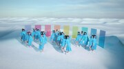 日向坂46「アザトカワイイ」ミュージックビデオのワンシーン。