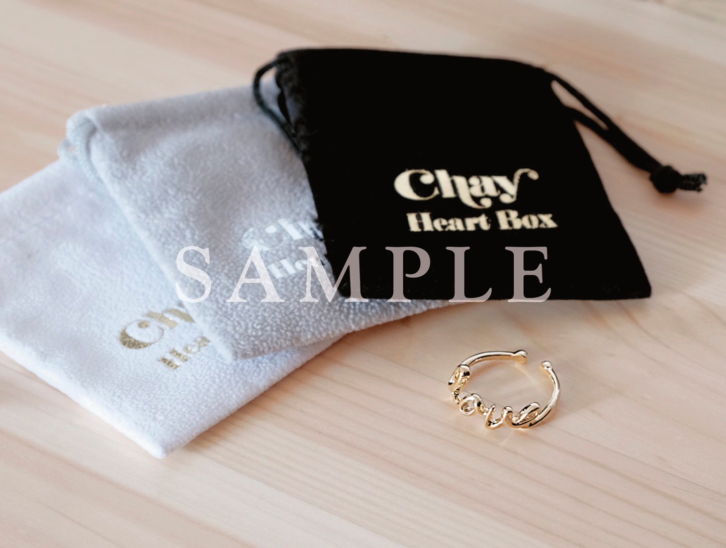 chay「Heart Box」初回限定盤に付属する指輪。