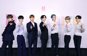 BTS、新曲リリース記念しグローバル配信会見「この歌詞を聞いて元気を出して」