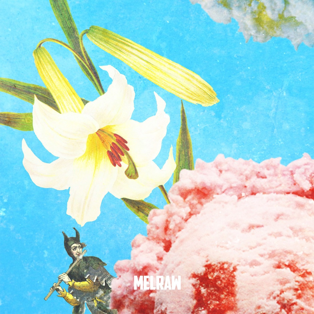 MELRAW「melty melty feat.kiki vivi lily」配信ジャケット