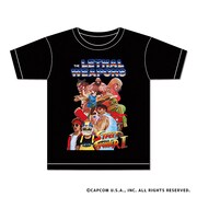 ザ・リーサルウェポンズと「ストリートファイターII」のコラボTシャツ。