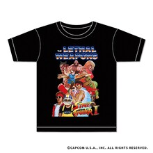 ザ・リーサルウェポンズと「ストリートファイターII」のコラボTシャツ。