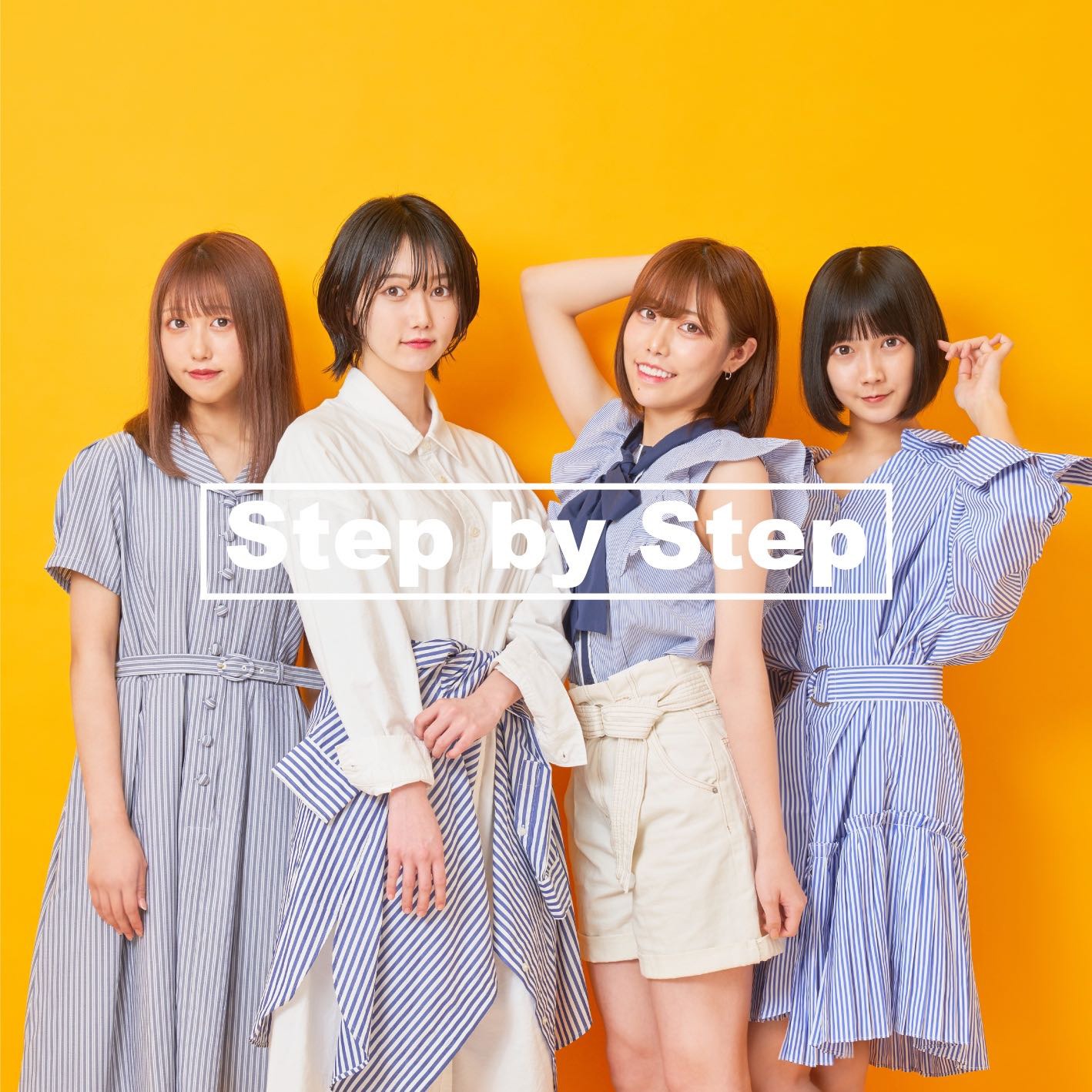 サンダルテレフォンの最新作「Step by Step（C盤）」のジャケット。