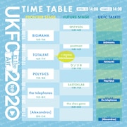 「UKFC in the Air」タイムテーブル