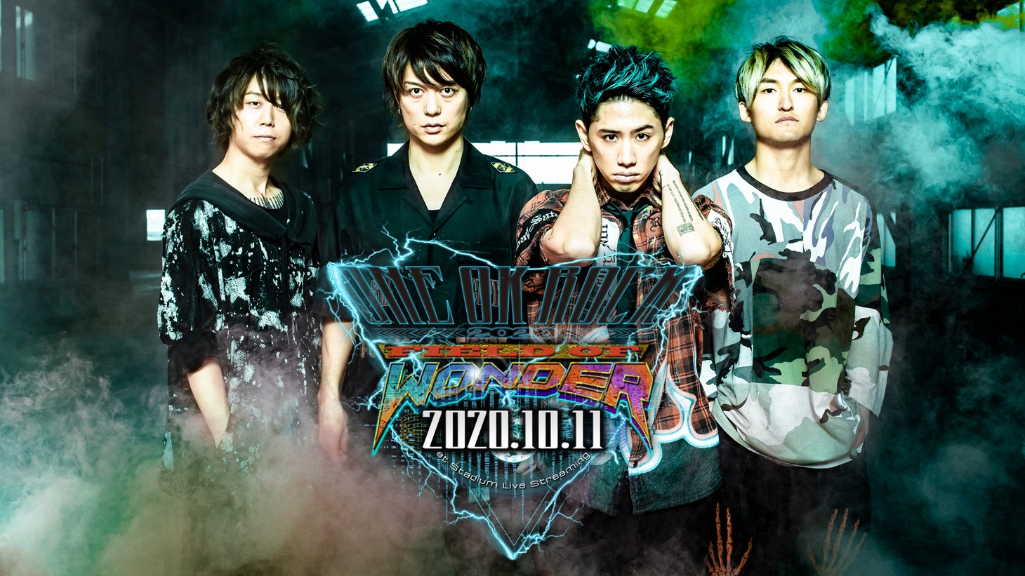 「ONE OK ROCK 2020 "Field of Wonder" at Stadium Live Streaming」ビジュアル
