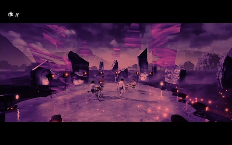 WONK「『EYES』SPECIAL 3DCG LIVE」のワンシーン。