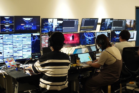 WONK「『EYES』SPECIAL 3DCG LIVE」の3DCG制作中の様子。