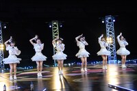 超ときめき▽宣伝部「よ～し！それなら！さいたまスーパーアリーナのセンターから、私たち超ときめき▽宣伝部です！」の様子。