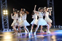 超ときめき▽宣伝部「よ～し！それなら！さいたまスーパーアリーナのセンターから、私たち超ときめき▽宣伝部です！」の様子。