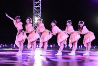 超ときめき▽宣伝部「よ～し！それなら！さいたまスーパーアリーナのセンターから、私たち超ときめき▽宣伝部です！」の様子。