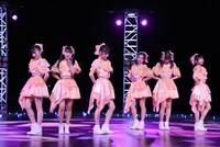 超ときめき▽宣伝部「よ～し！それなら！さいたまスーパーアリーナのセンターから、私たち超ときめき▽宣伝部です！」の様子。