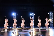 超ときめき▽宣伝部「よ～し！それなら！さいたまスーパーアリーナのセンターから、私たち超ときめき▽宣伝部です！」の様子。