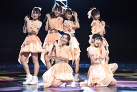 超ときめき▽宣伝部「よ～し！それなら！さいたまスーパーアリーナのセンターから、私たち超ときめき▽宣伝部です！」の様子。