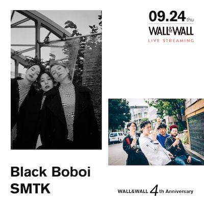 「"Black Boboi × SMTK" LIVE STREAMING」告知ビジュアル