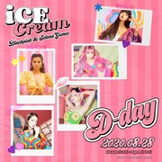 BLACKPINK「Ice Cream（with Selena Gomez）」d-dayビジュアル