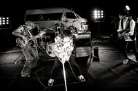 「フラカンの横浜アリーナ -リモートライヴ編- ～生き続けてる事は最大のメッセージ！～」の様子。（撮影：新保勇樹）