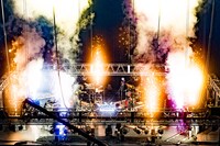 「King Gnu Streaming Live」の様子。（Photo by Kosuke Ito）