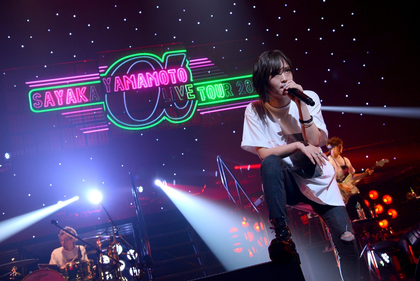 「山本彩 LIVE TOUR 2020 ～ α ～」の様子。（撮影：半田安政）