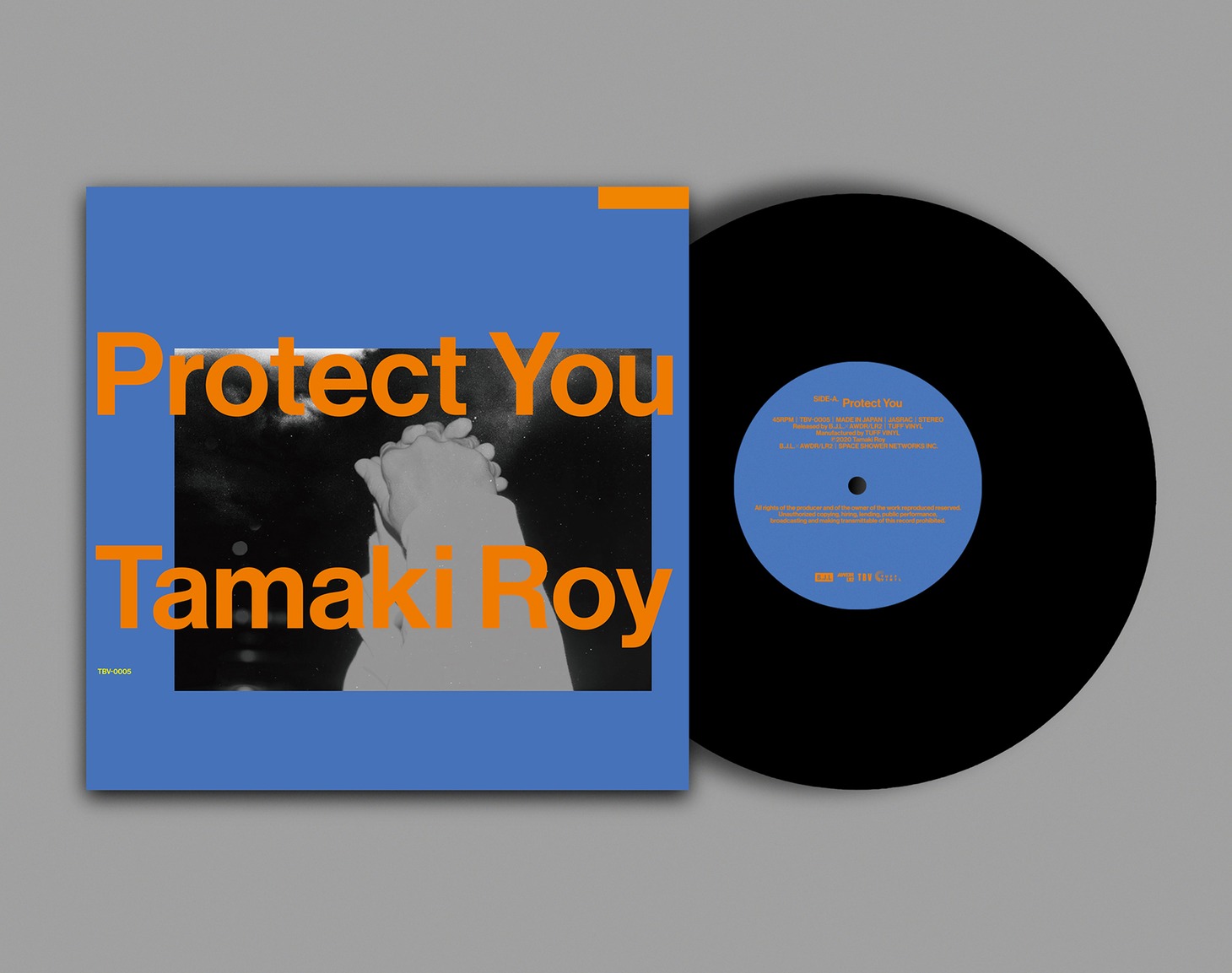 「Protect You」7inchアナログジャケット